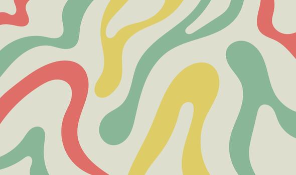 Abstract retro wavy line minimalist background. Minimal Retro Wave Pattern Design vector