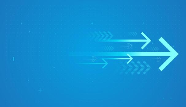 The strong moving forward arrows suggests a major next to the future Arrows related sectors and investments Forward concepts of Business and Techonology vector