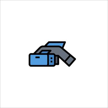 Hand Holding USB Drive Icon Data Transfer File Storage, computer vector