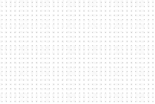Design printable graphic sheet. Simple black dotted background. Bullet journal pattern texture. Template of dotted squared grid graph paper for notebooks. vector