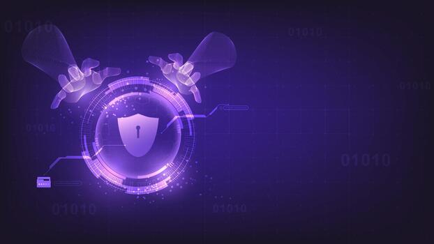 resumen azul digital red antecedentes con brillante datos conexiones y geométrico líneas vector