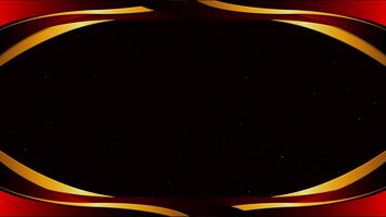 röd och guld lutning tömma text bakgrund video