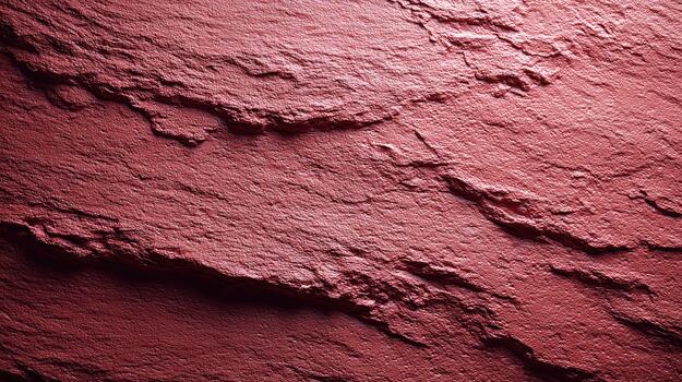 Red textured surface with natural patterns and depth photo