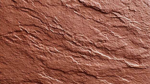 texturizado cobre superficie con profundo surcos y patrones foto