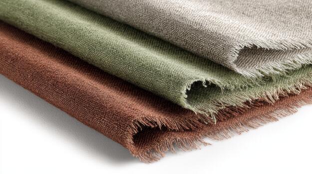 Different textured fabric options for design projects photo