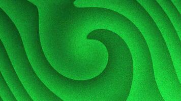 verde pendenza sfondo con liscio astratto onda modello animazione video
