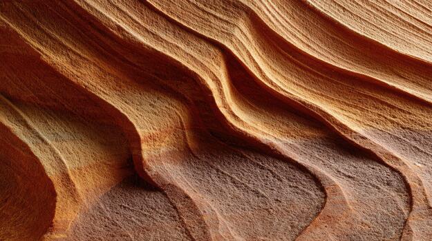 Beautiful patterns of layered rock formations in nature photo
