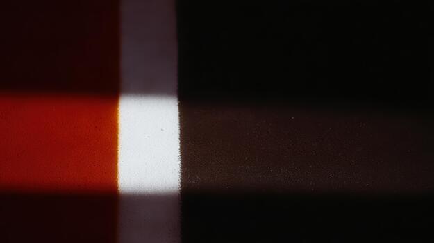 Shadows and light create patterns on a flat surface photo