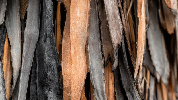 detallado de cerca de texturizado ladrar en natural colores foto