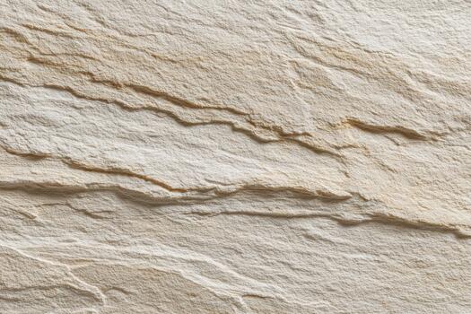 Natural light beige stone surface with texture patterns photo