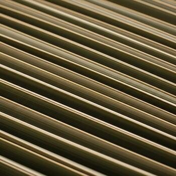Abstract close up of parallel lines in earth tones creating a textured and rhythmic visual pattern photo