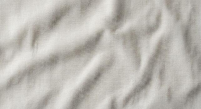 Close up abstract of a textured fabric with subtle diagonal stripes and soft folds creating a gentle organic pattern photo