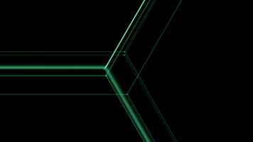 Flerfärgad neon rader kontinuerligt ändring Färg och rör på sig i dynamisk ändlös rörelse video