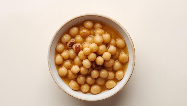 Spherical Forms in Transparent Fluid, Contrasting Textures within Circular Bowl, Abstract Composition. photo