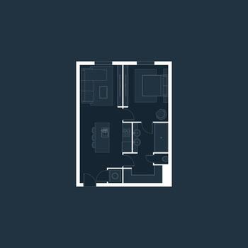 Home Mapping Layout Blueprint vector