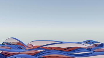 vistoso resumen olas crear un dinámica visual efecto video