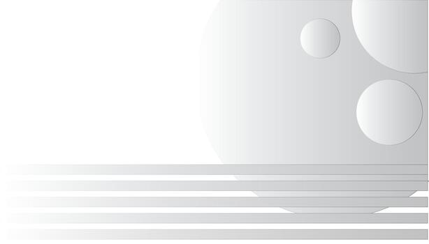 Modern abstract design featuring soft circles and horizontal lines creating a minimalistic aesthetic vector