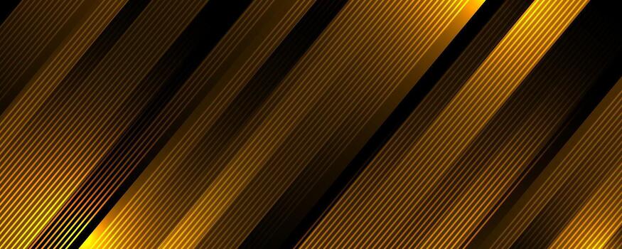 Yellow black techno abstract background overlap layer on dark space with diagonal lines effect decoration. Graphic design element cutout style concept for web banner, flyer, card, or brochure cover vector