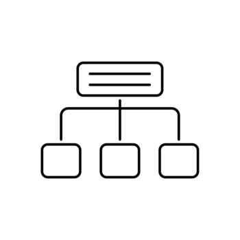 Icon a module, isolated against a clean background. vector