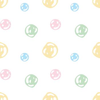 pastel burbuja sin costura modelo. suave burbuja antecedentes. burbuja modelo vector