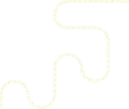 Chevron elements create a curved guiding path with aligned flowing contours shaping a smooth directional trail. vector