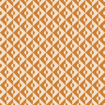 sin costura geométrico modelo con repitiendo resumen formas en calentar tonos Perfecto para textil, imprimir, embalaje, y antecedentes. vector