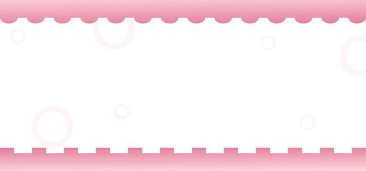 Soft pink abstract border with rounded edges and subtle circular accents on a clean white background. vector
