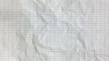 papel plegable con cuadrícula líneas animación en transparente antecedentes. 4k animación video