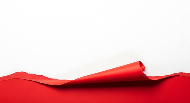 Torn Paper Background Texture Design Concept Red And White Surface Backdrop photo