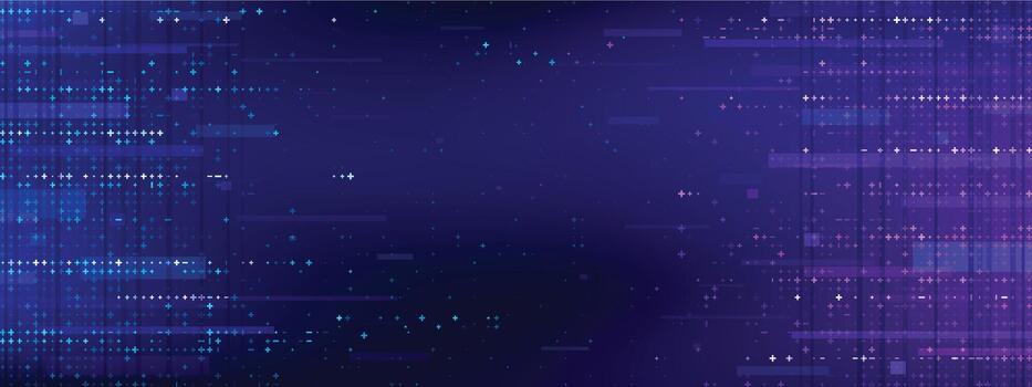 Game glitch background with distortion and noise vector