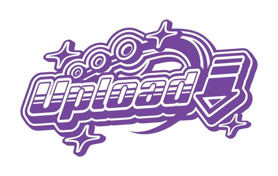 computadora datos subir y tecnología retro y2k icono vector