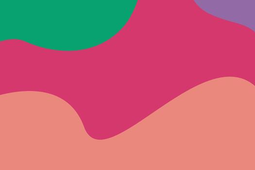 A colorful abstract background with a pink, green and blue wave vector