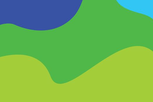 A green and blue background with a wave pattern vector