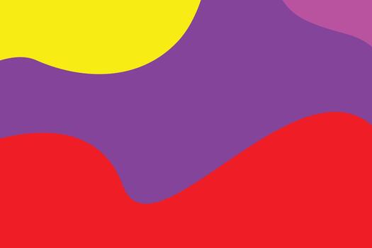 A colorful abstract background with a red, yellow and purple wave vector