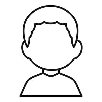 User profile avatar showing anonymous person icon vector