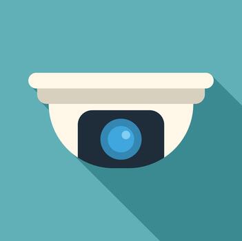 Security camera monitoring, protecting, and observing privacy vector