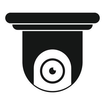 Security camera monitoring system for home protection vector