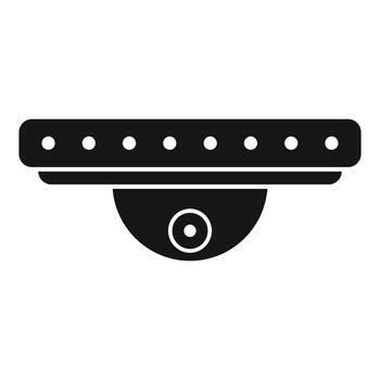 Security camera monitoring surveillance system icon design vector