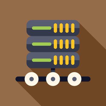 servidores para nube informática datos almacenamiento red vector