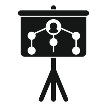 Presenting organizational chart structure showing hierarchy and teamwork vector