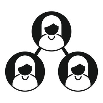 People users network connecting in community concept vector