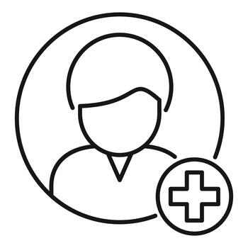 agregando nuevo usuario perfil creando social red contacto vector