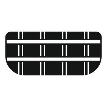 Abstract black white lines grid pattern design vector
