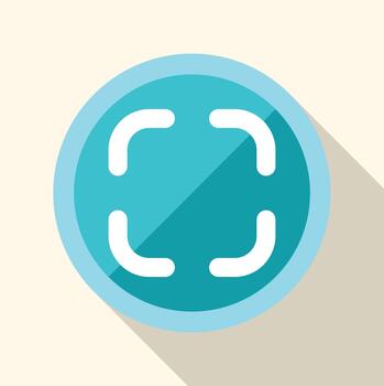 Fullscreen expand button user interface icon vector