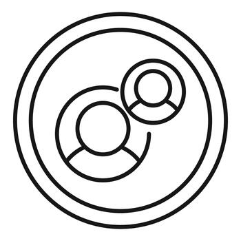 Connecting people forming network relationships in a community vector