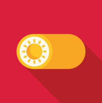 Day mode theme toggle switch user interface vector