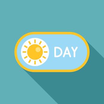 día modo ui palanca botón traspuesta ligero vector