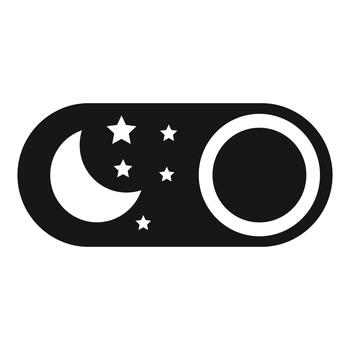 palanca cambiar para oscuro modo y ligero modo vector