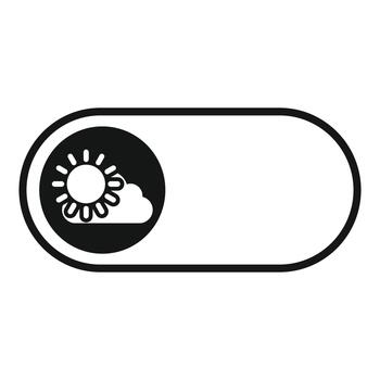 palanca cambiar ui elemento demostración día modo vector