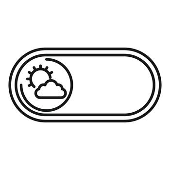 palanca cambiar icono cambiando día modo ajustes vector